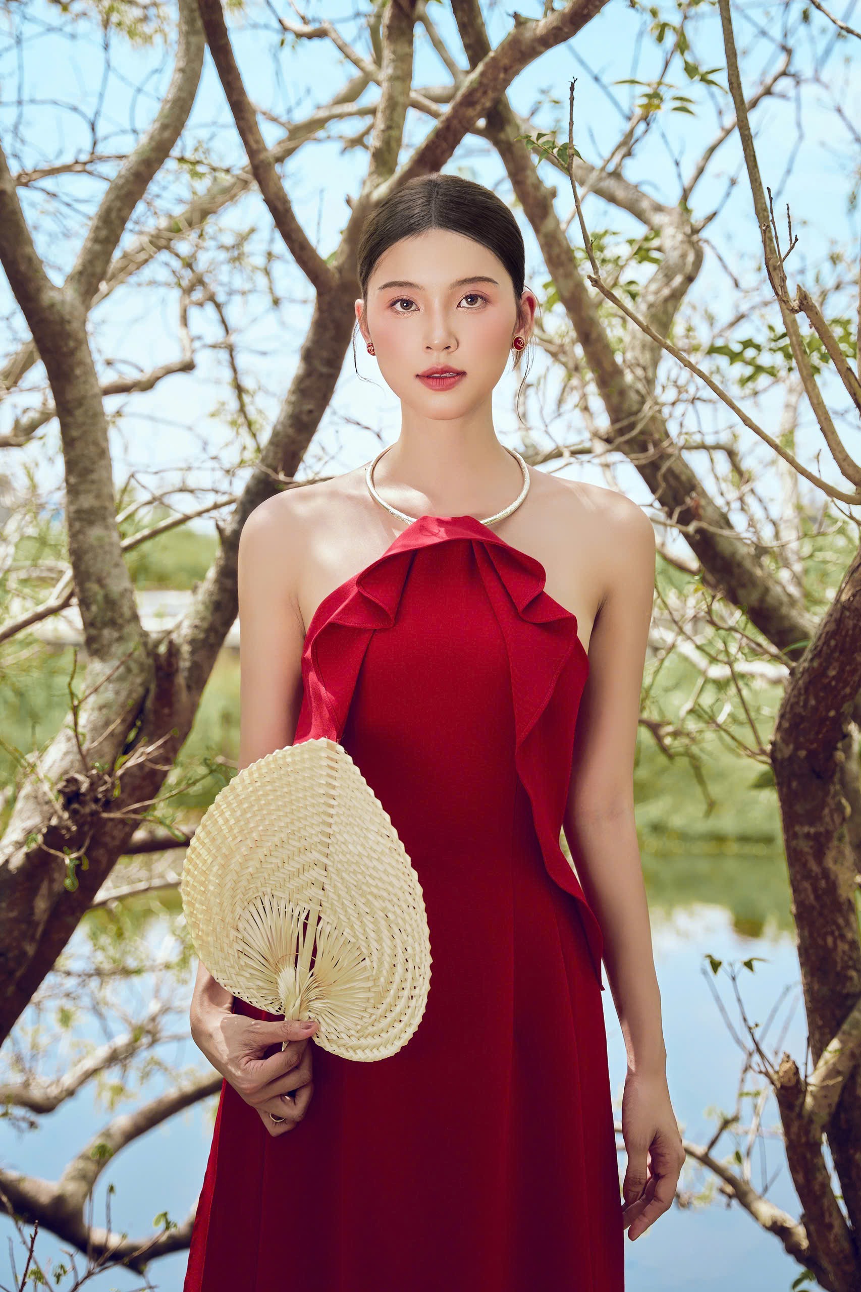  Áo Dài Trà Mi 